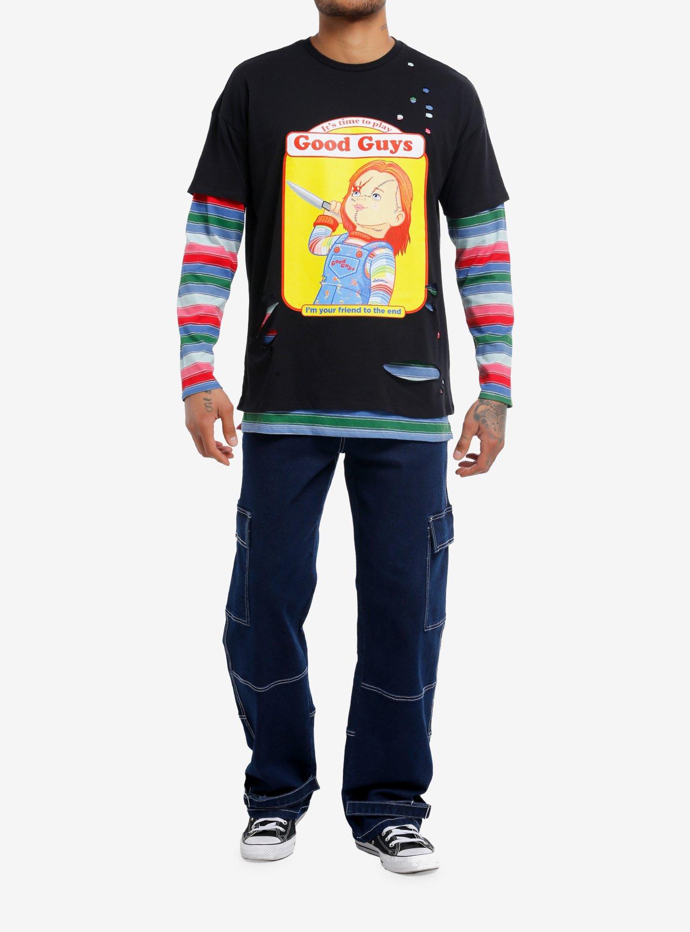 Chucky Stripe Twofer Long-Sleeve T-Shirt