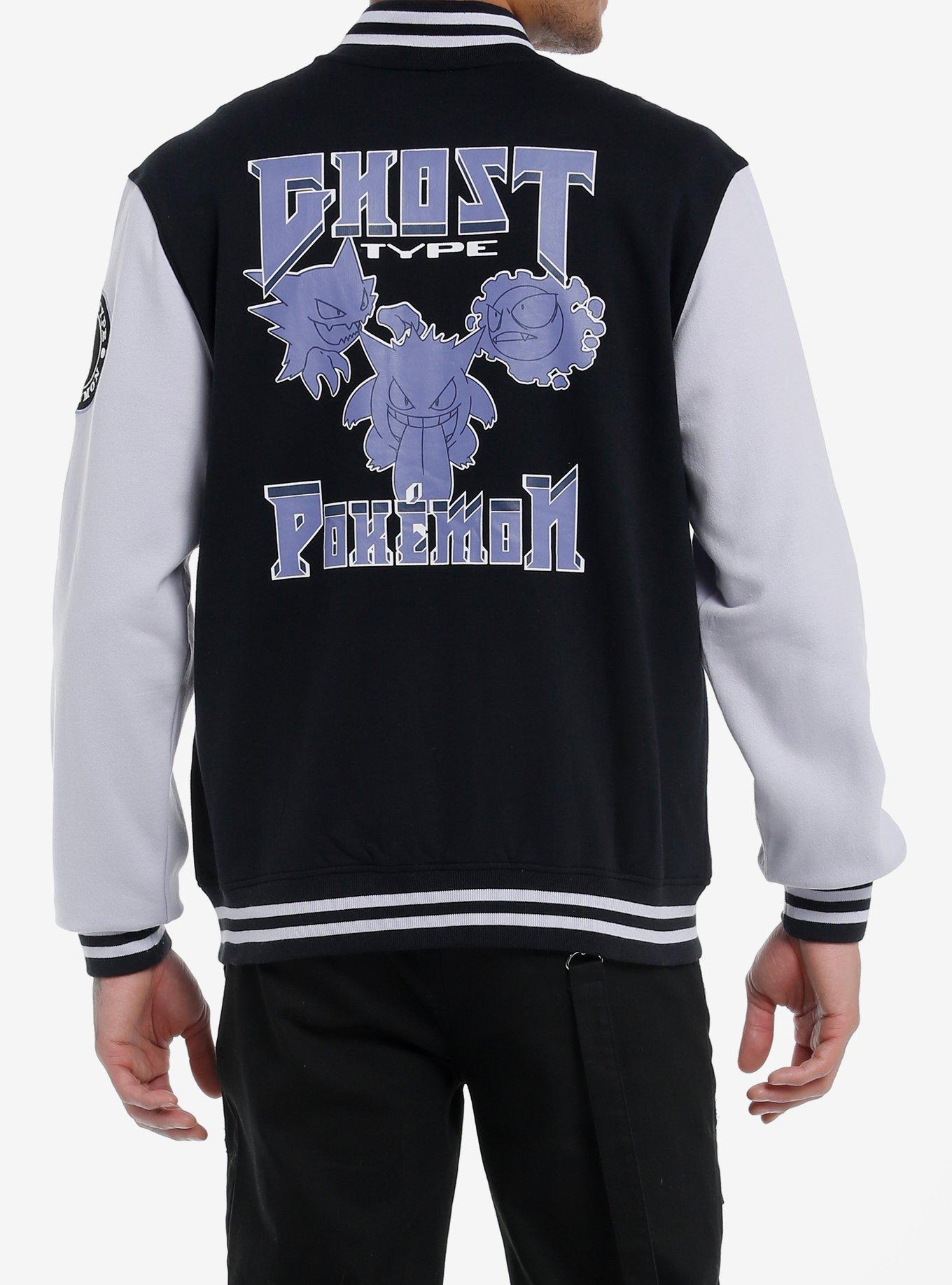 Pokemon Ghost-Type Varsity Jacket, BLACK, alternate
