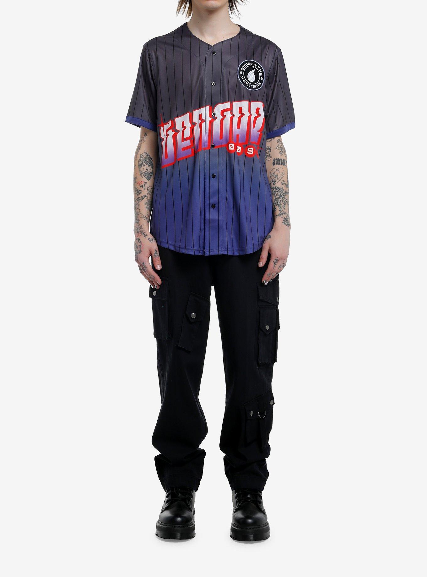 Pokemon Gengar Baseball Jersey, , hi-res