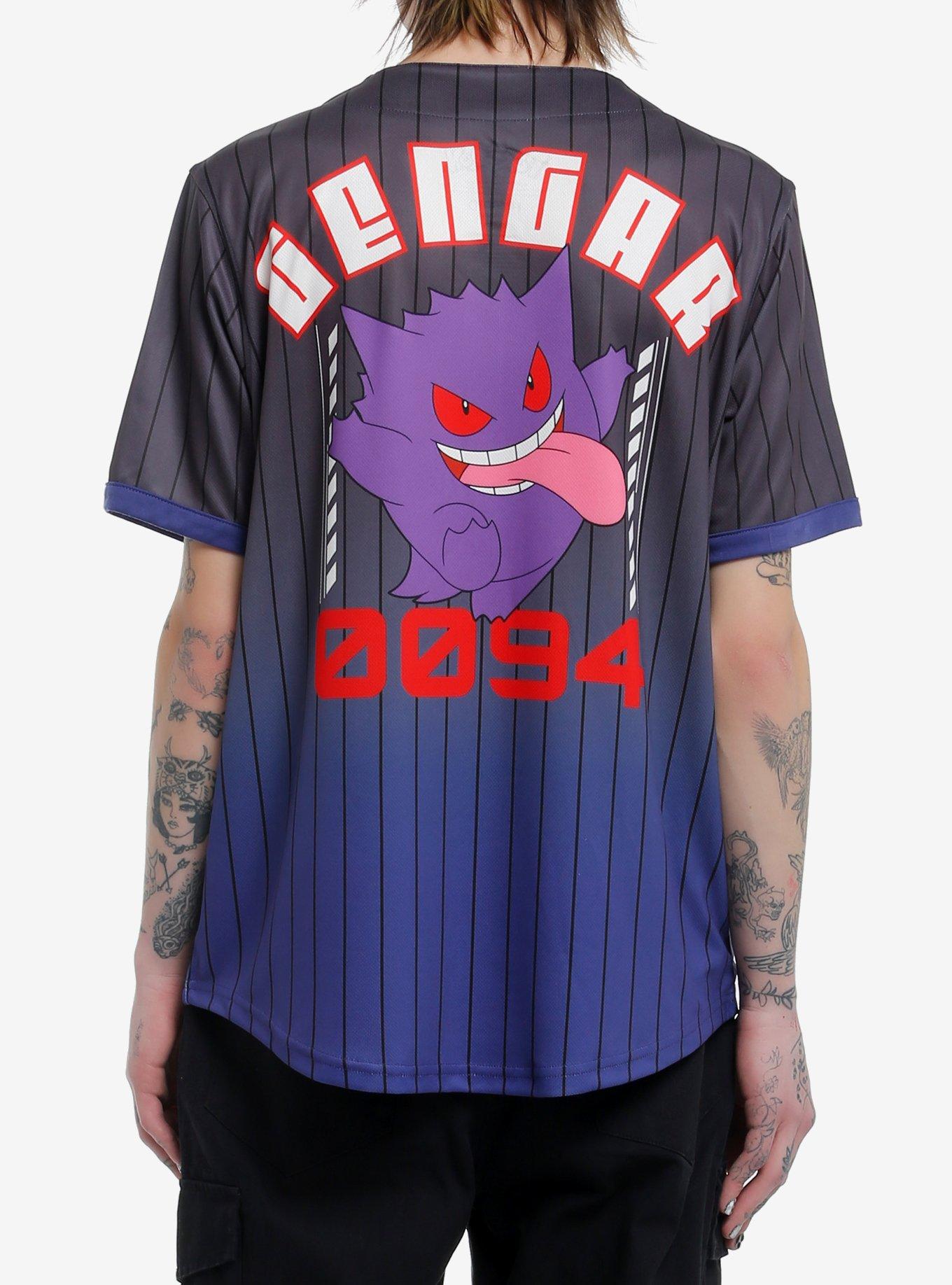 Pokemon Gengar Baseball Jersey, PURPLE, alternate