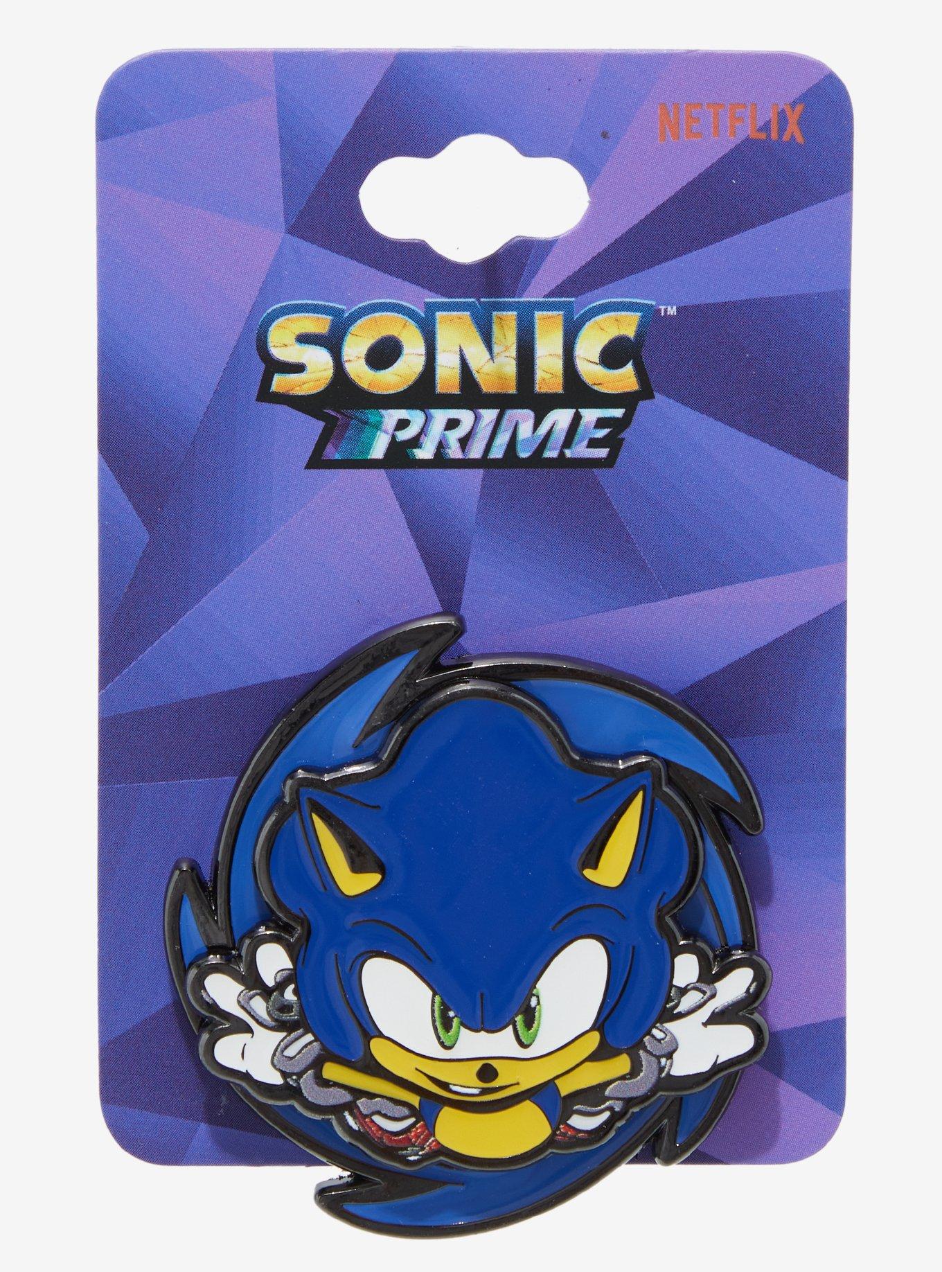 Sonic The Hedgehog Spinner Enamel Pin, , alternate