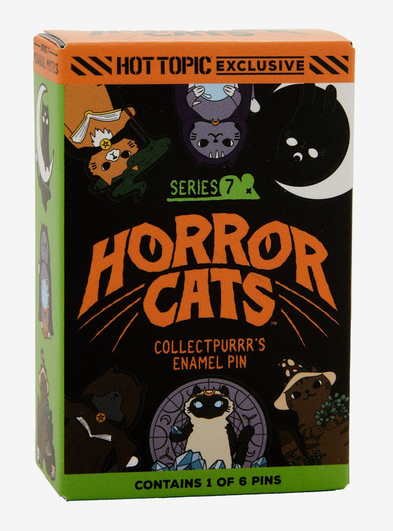 Hot Topic Horror Cats Series 7 Blind Box Enamel Pin Hot Topic Exclusive