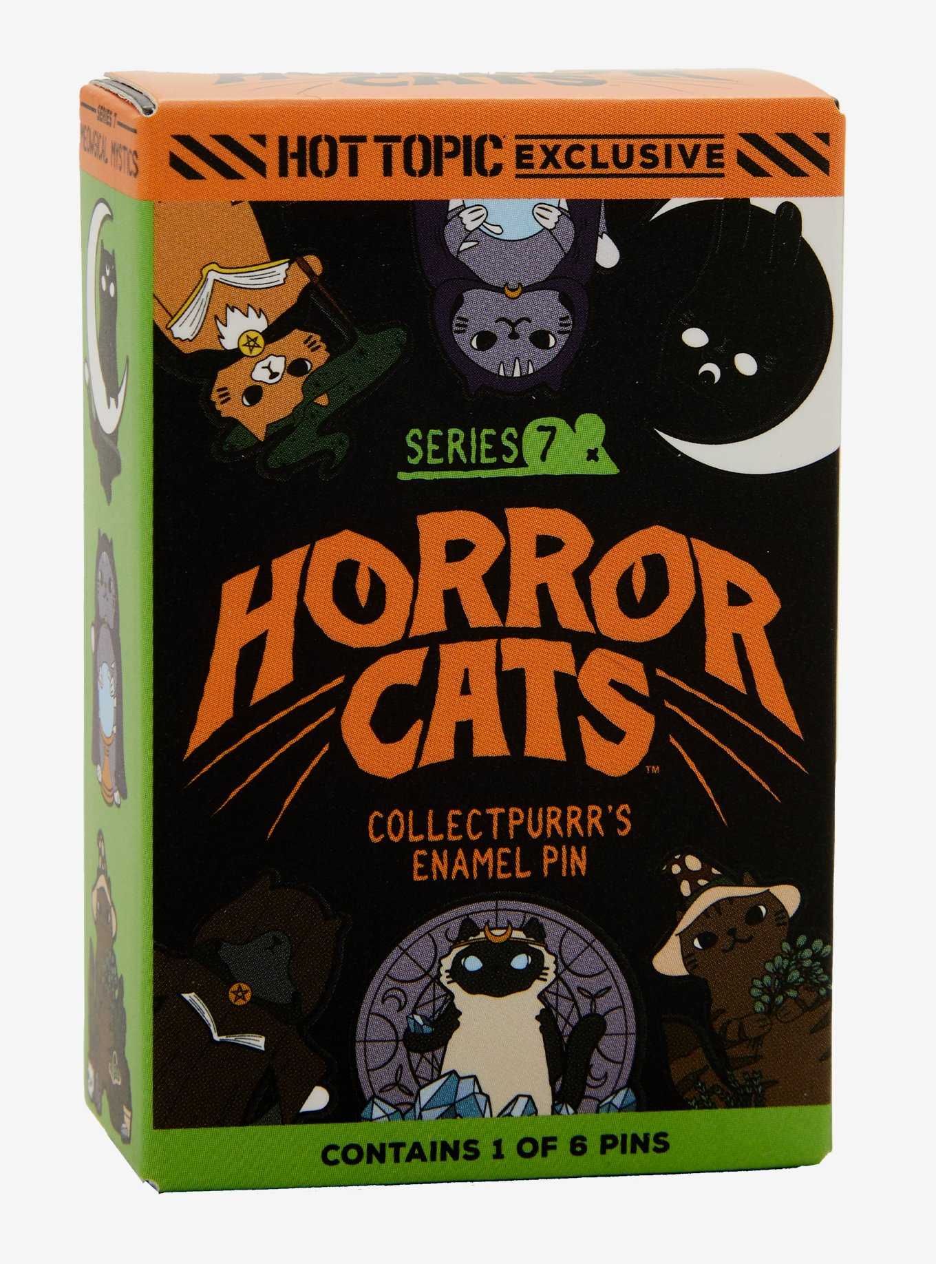 Horror Cats Series 7 Blind Box Enamel Pin Hot Topic Exclusive, , hi-res