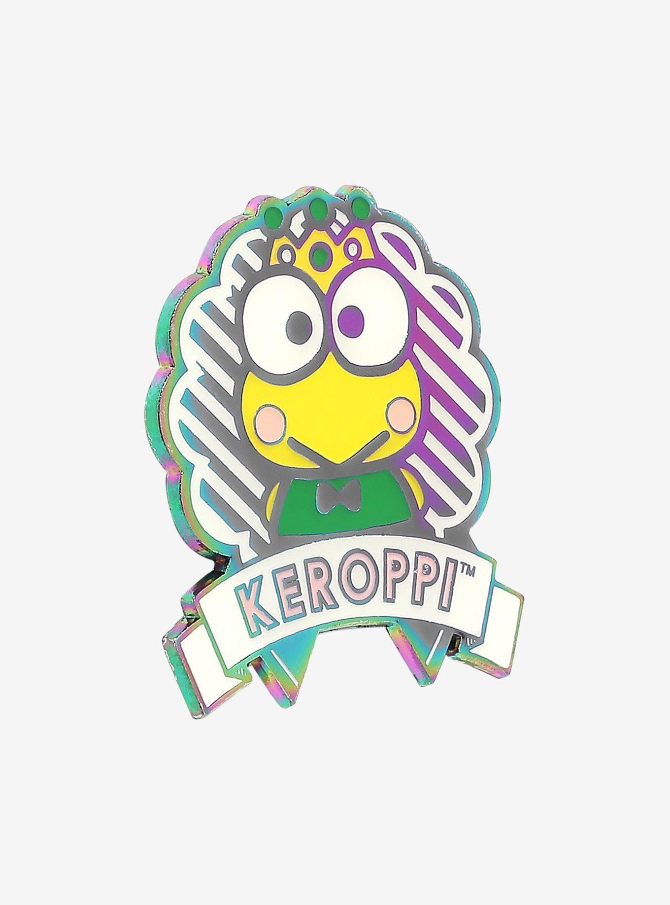 Keroppi Crown Enamel Pin, , alternate