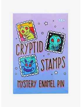 Cryptid Stamps Blind Bag Enamel Pin, , hi-res