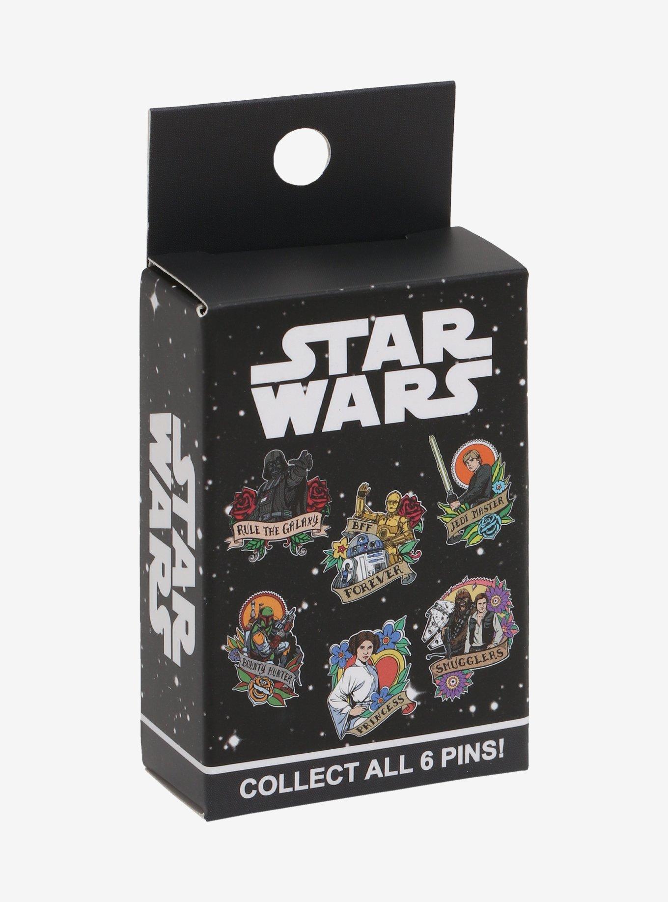 Star Wars Tattoo Characters Blind Box Enamel Pin, , alternate
