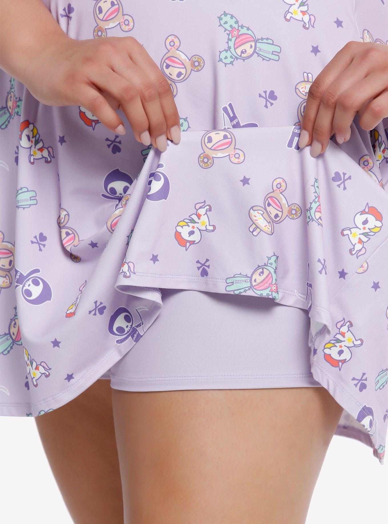 Tokidoki Characters Pastel Active Tank Dress Plus Size, MULTI, alternate