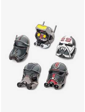 Star Wars Bad Batch 3D Helmet Pin Set 5pc, , hi-res