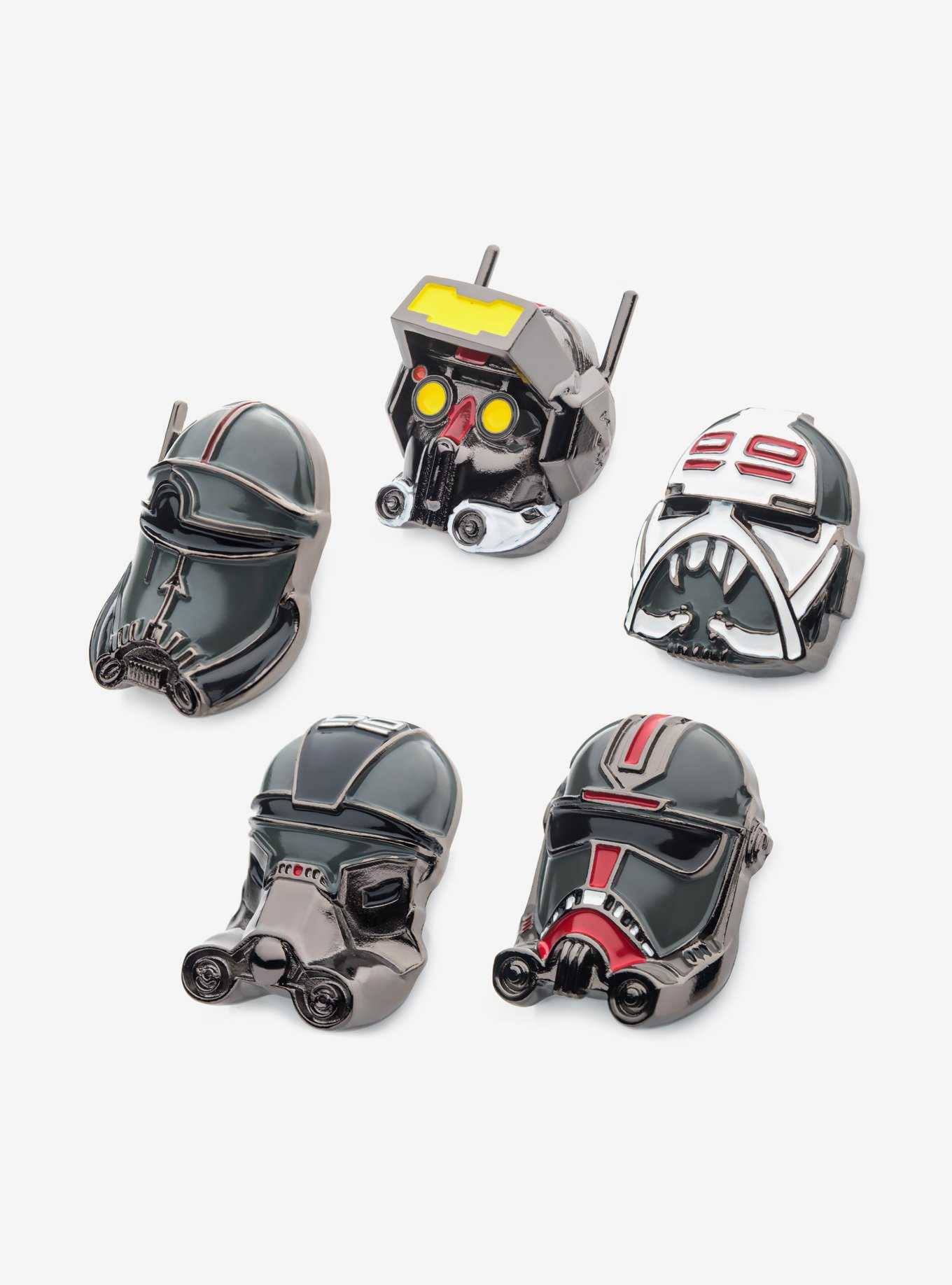 Star Wars Bad Batch 3D Helmet Pin Set 5pc, , hi-res