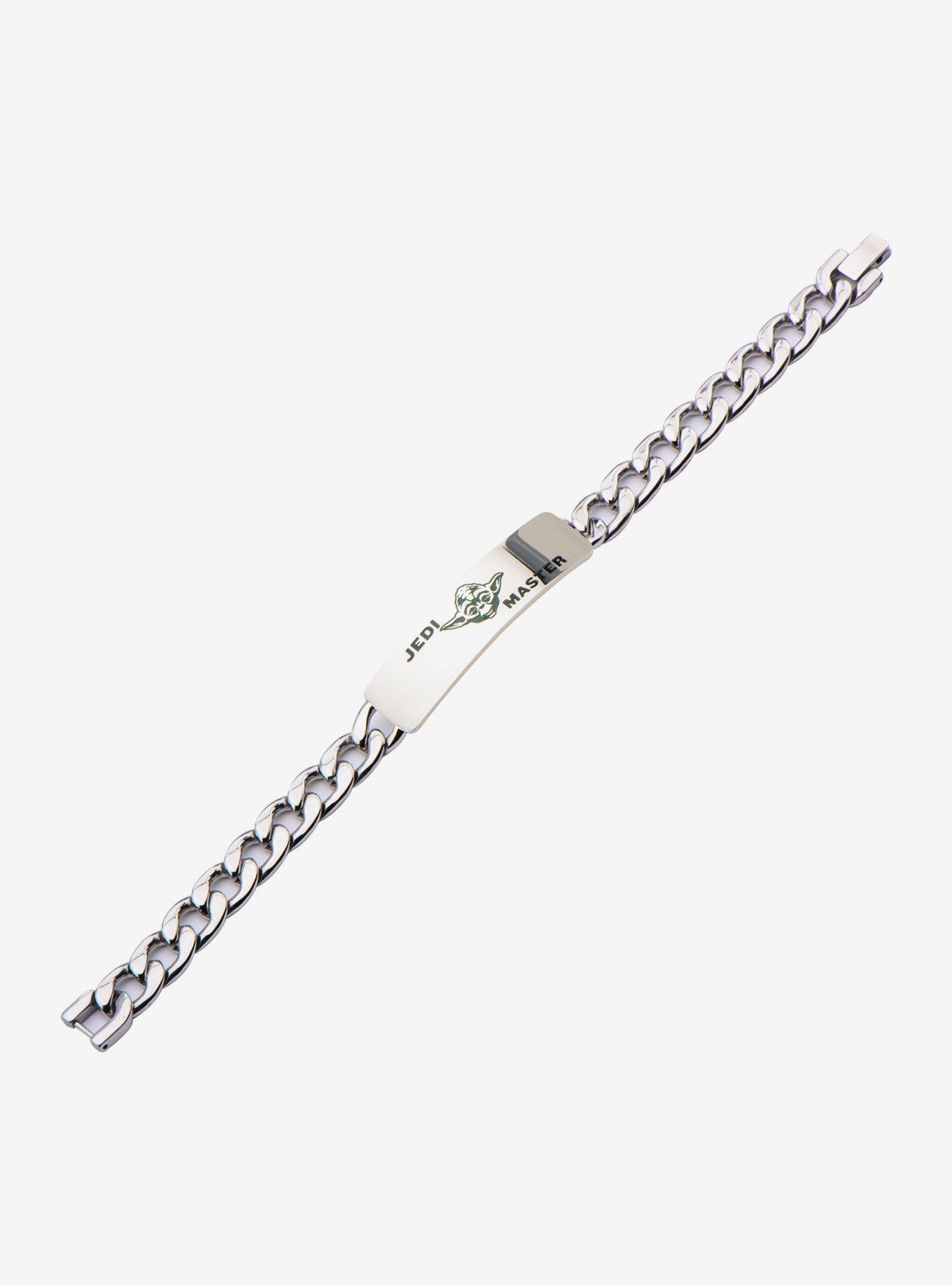 Star Wars Yoda ID Curb Chain Bracelet, , alternate