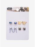 Star Wars The Mandalorian Stud 4 pc Earrings Set, , alternate
