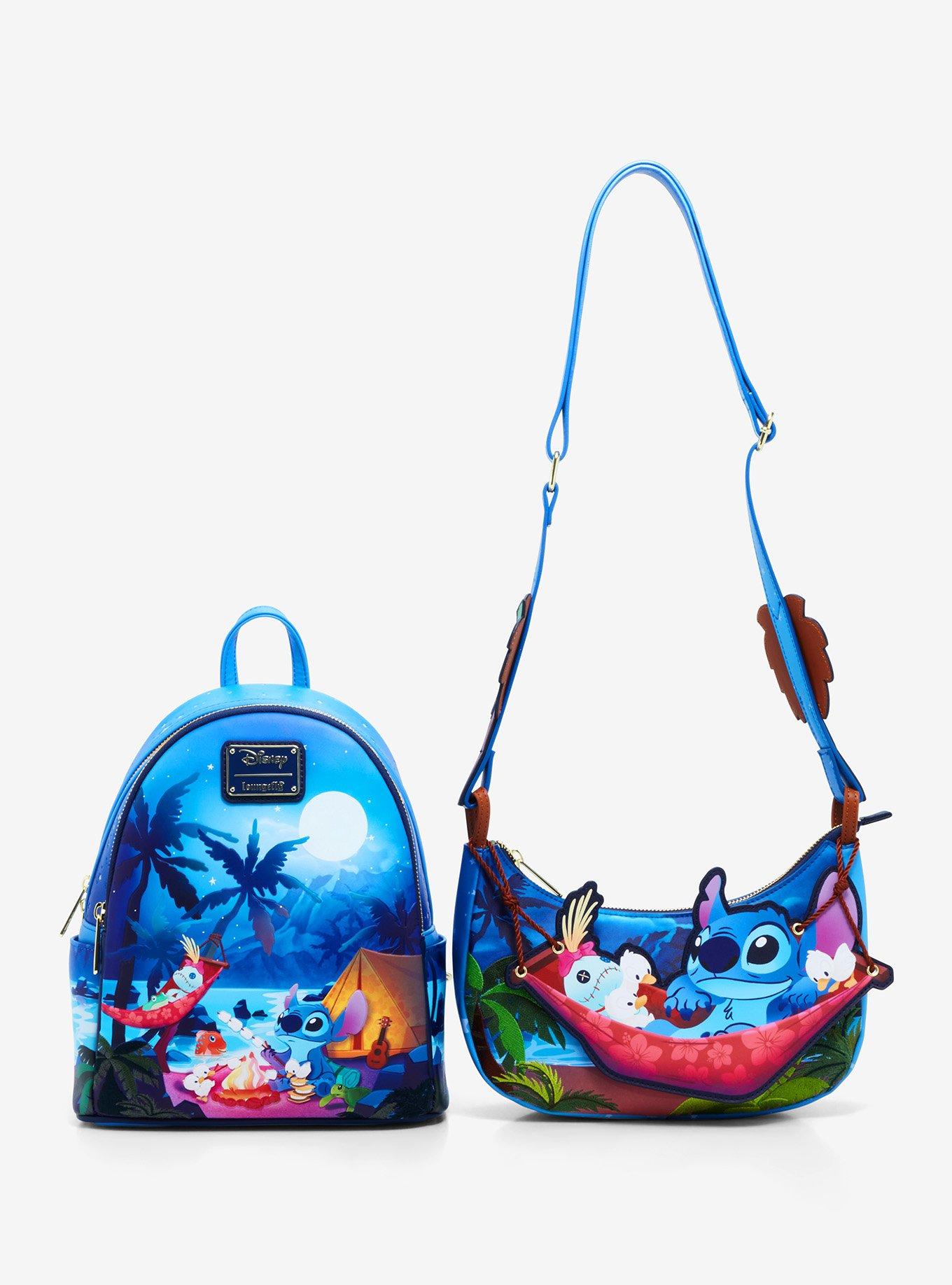 Loungefly Disney Stitch Scrump Camp Glow-In-The-Dark Mini Backpack, , alternate