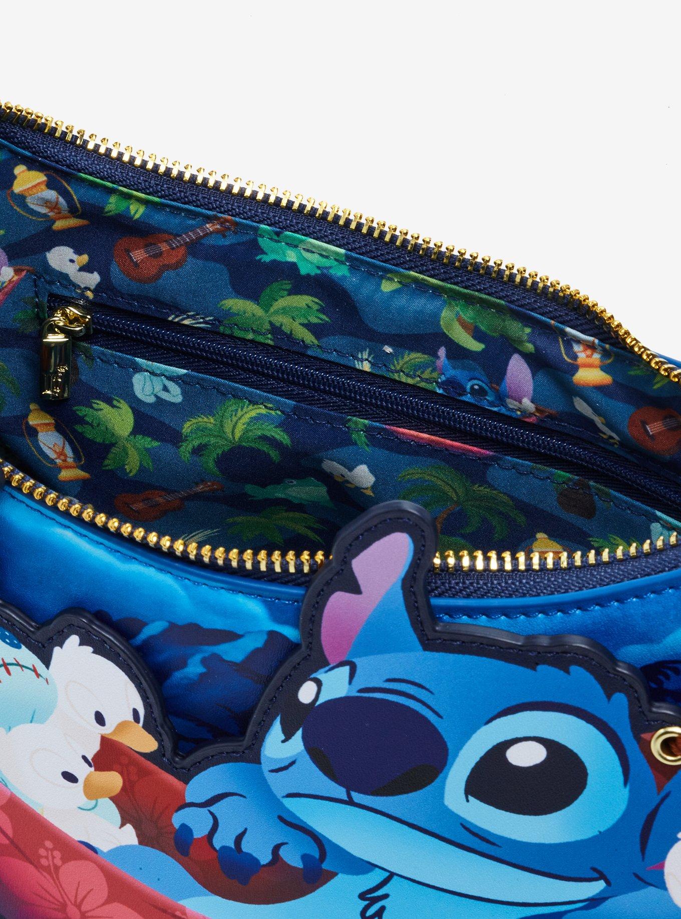 Loungefly Disney Stitch Camping Crossbody Bag, , alternate