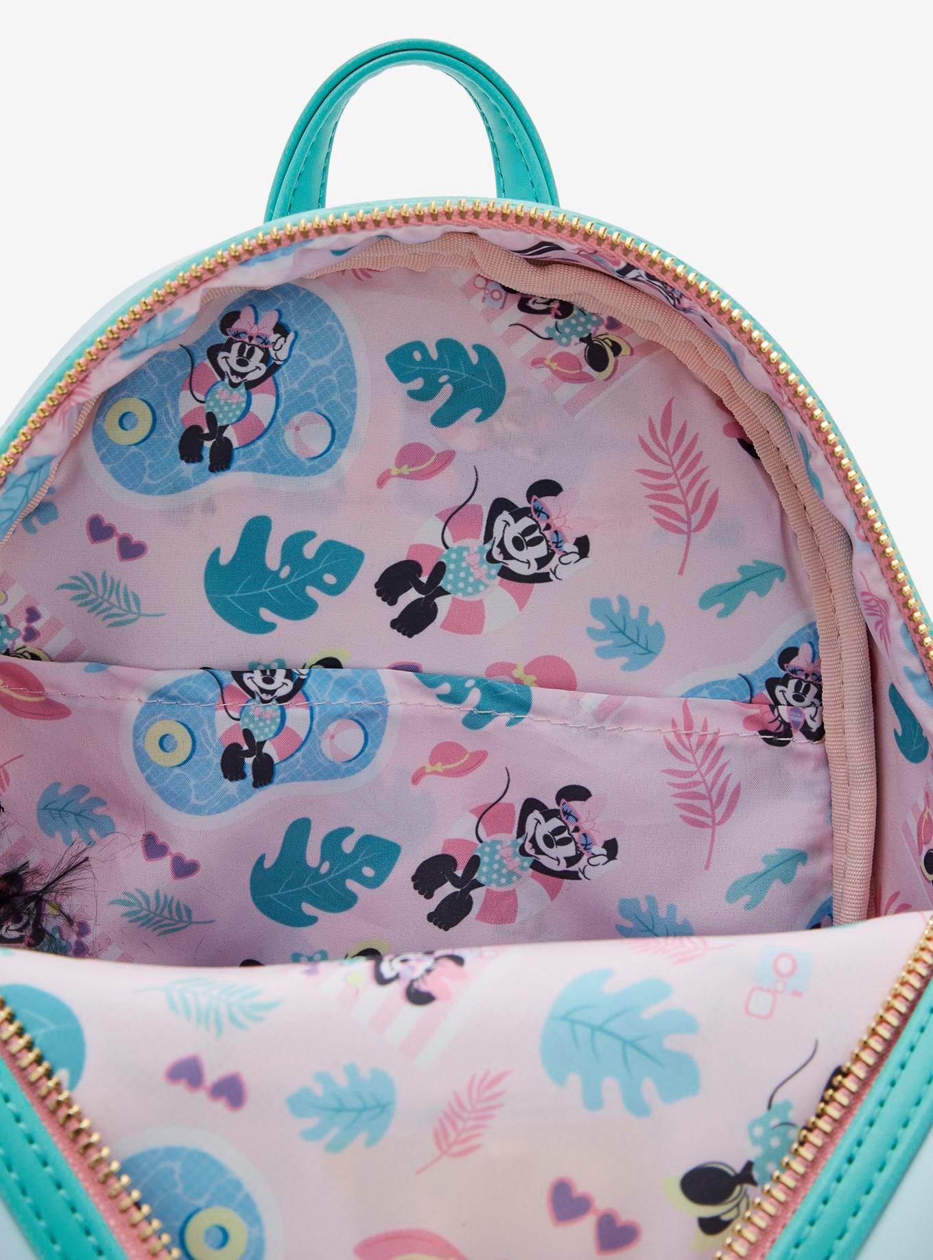 Loungefly Disney Minnie Mouse Vacation Mini Backpack, , alternate