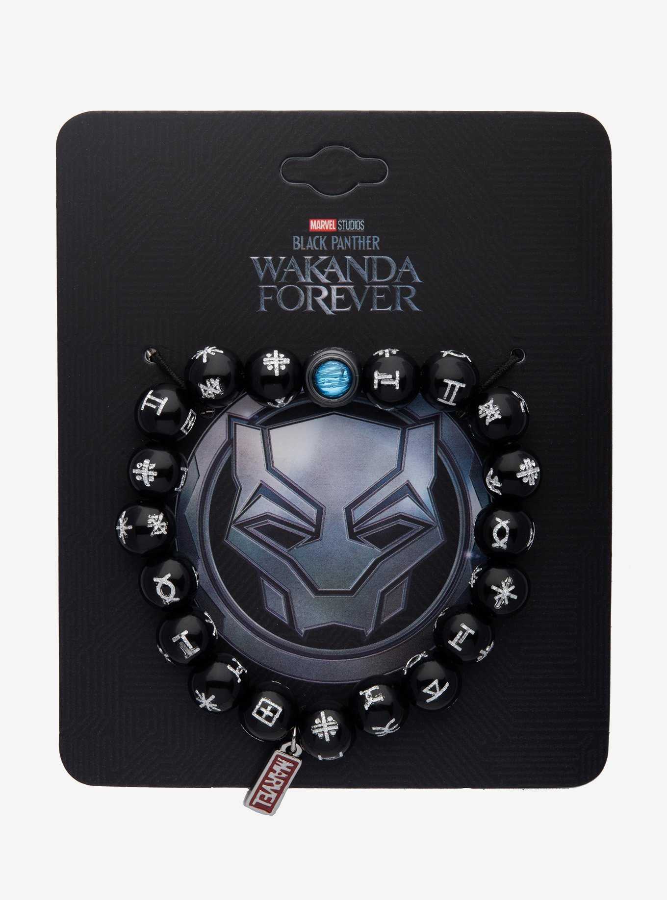 Marvel Black Panther Small Kimoyo Acrylic Blue Bead Bracelet, , hi-res