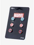 Marvel Avengers Stud Earrings Set, , alternate