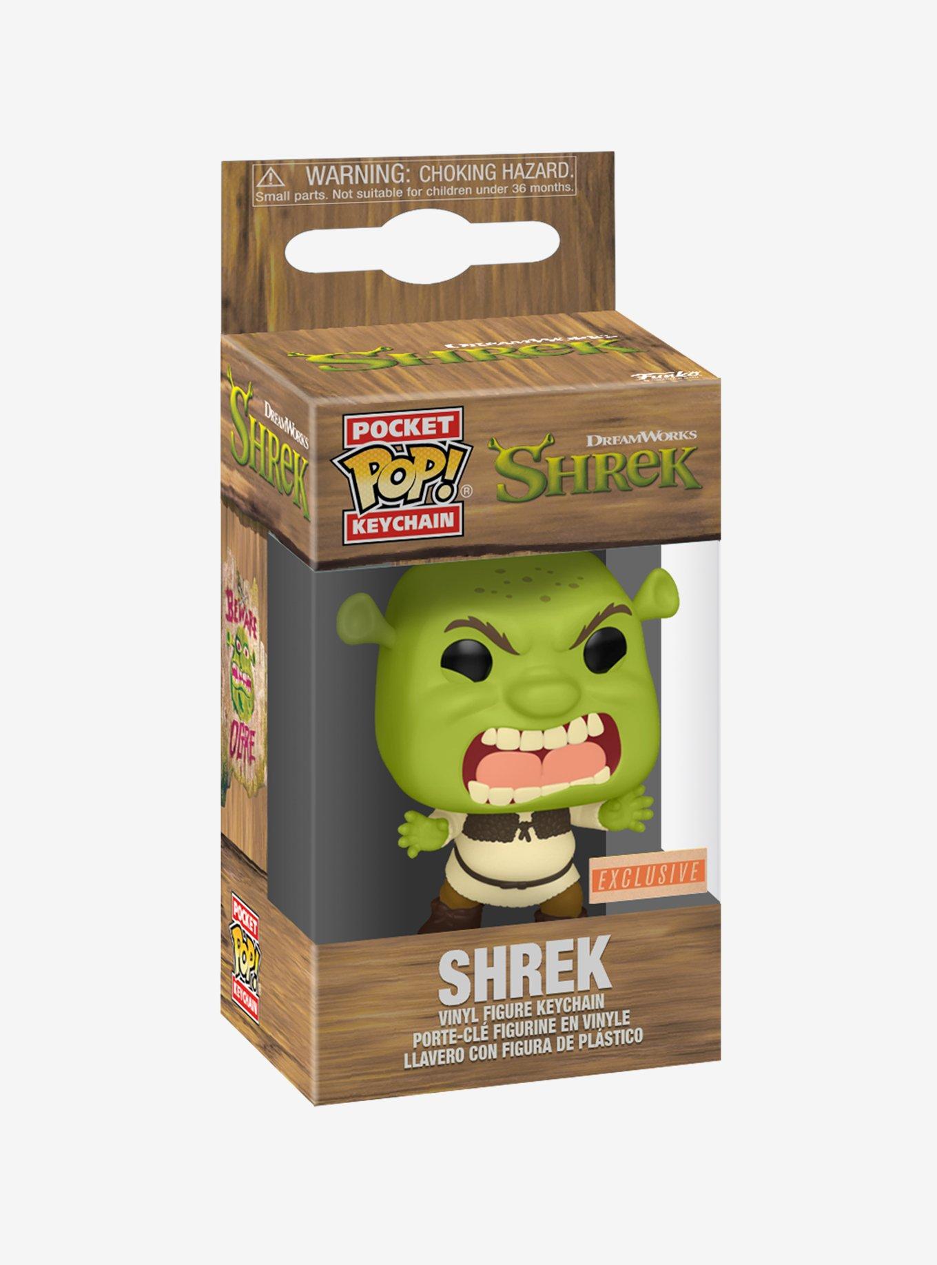 Funko Pocket Pop! DreamWorks Shrek Vinyl Keychain - BoxLunch Exclusive, , alternate