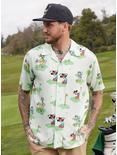 Disney Mickey Mouse and Friends Golf Allover Print Button-Up - BoxLunch Exclusive, LIGHT GREEN, alternate