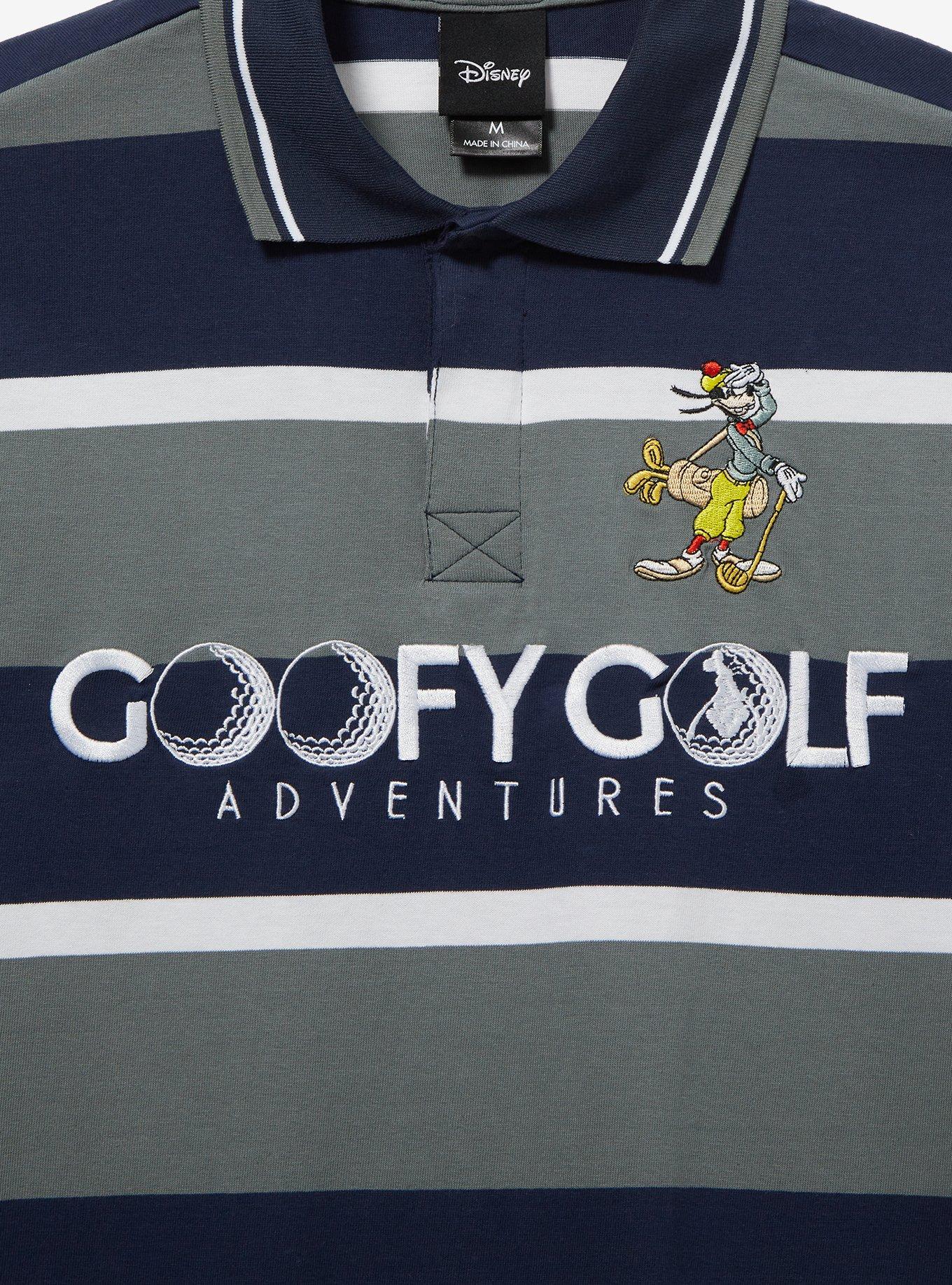 Disney Goofy Golf Adventures Polo Shirt — BoxLunch Exclusive, NAVY, alternate