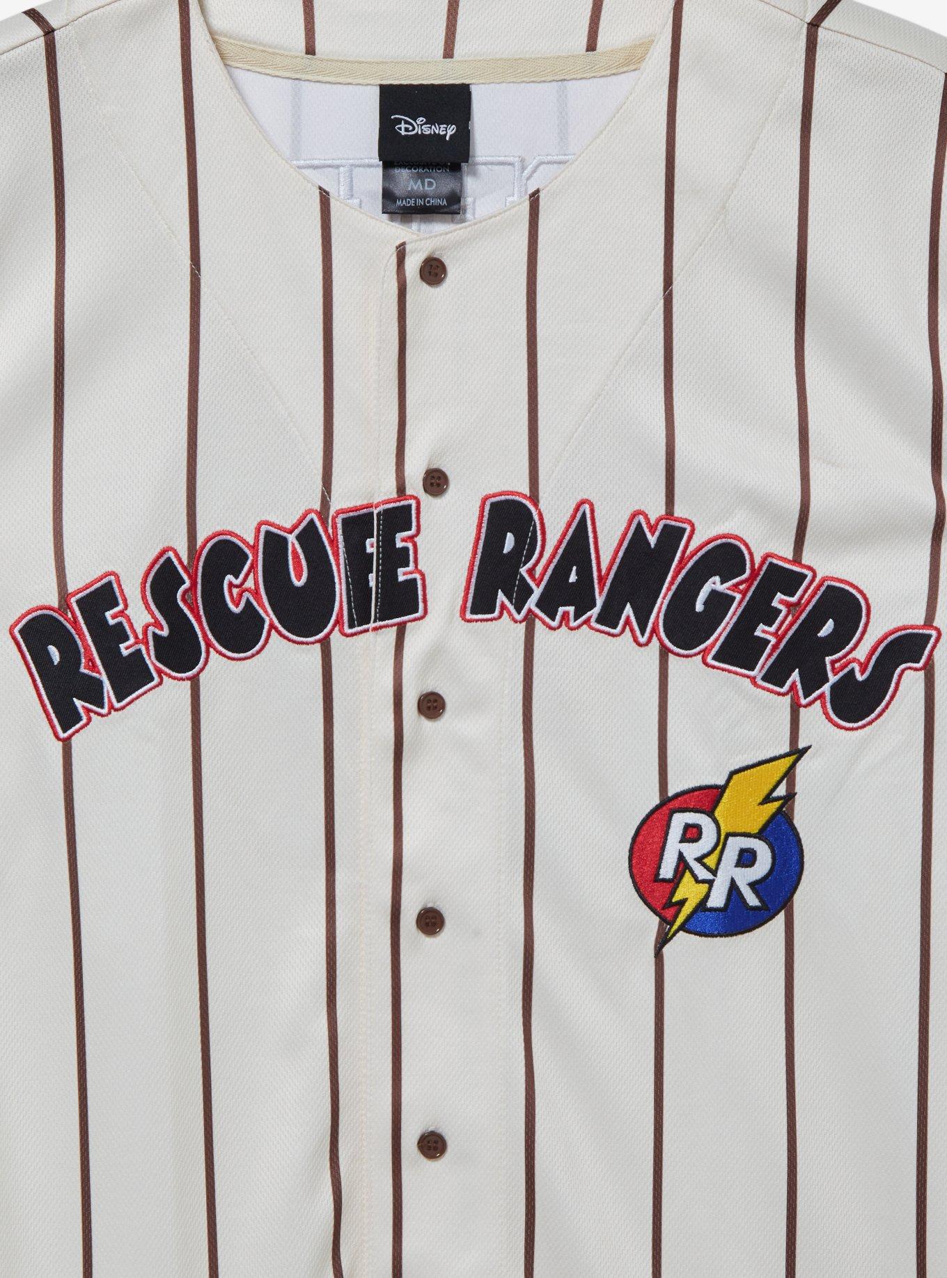 Disney Rescue Rangers Chip Baseball Jersey - BoxLunch Exclusive, STRIPE - TAUPE, alternate