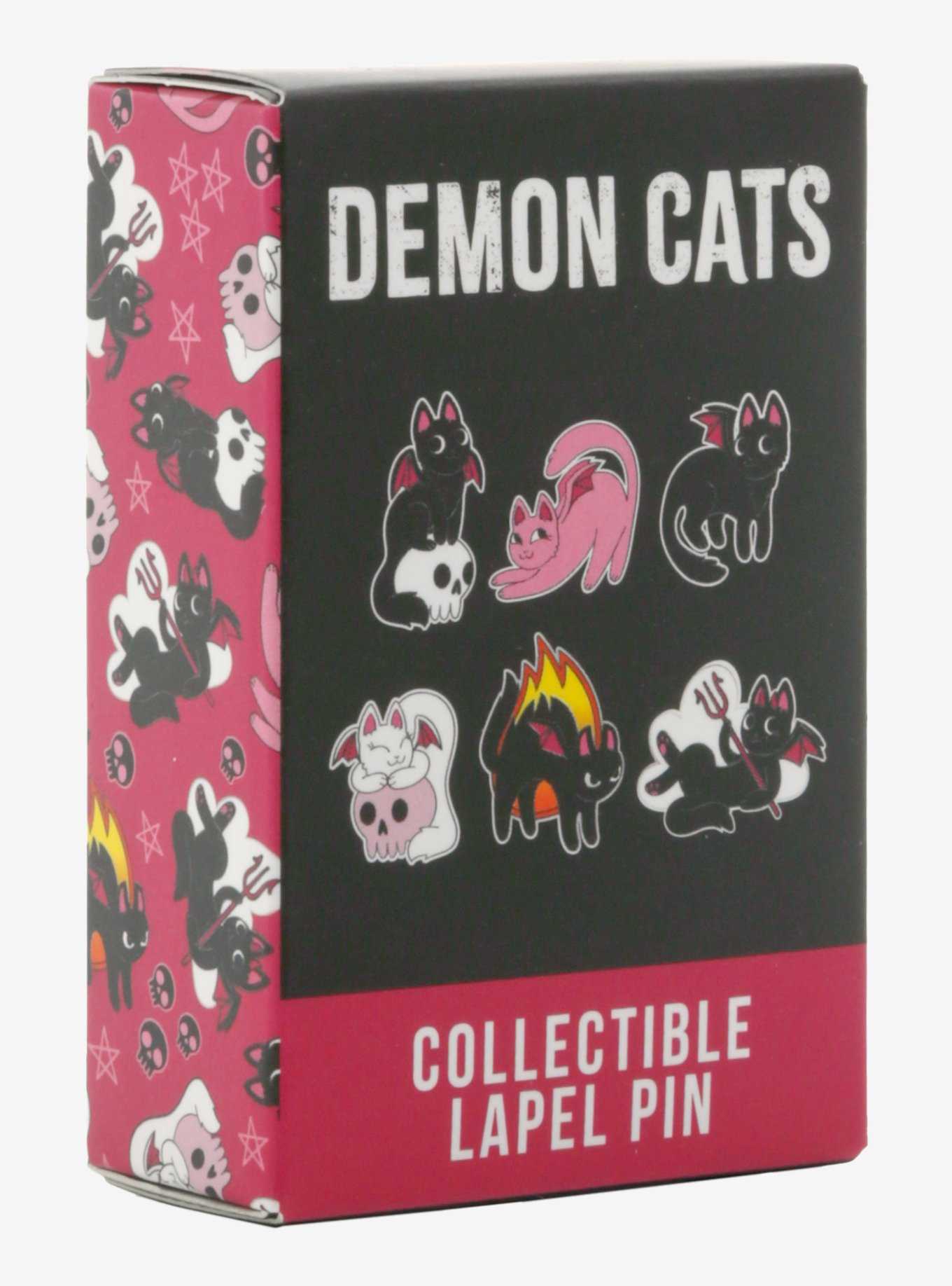 Demon Cats Blind Box Enamel Pin, , hi-res