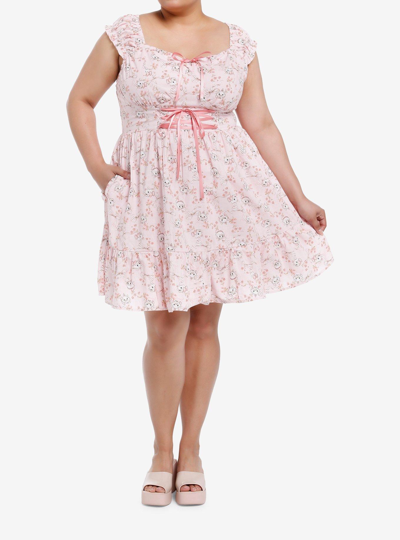 Disney The Aristocats Marie Babydoll Dress Plus Size, MULTI, alternate