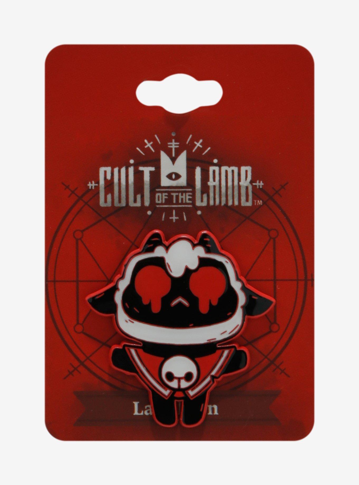 Cult Of The Lamb Possessed Lamb Enamel Pin, , alternate