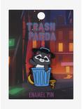 Raccoon Snacks Trash Can Enamel Pin, , alternate