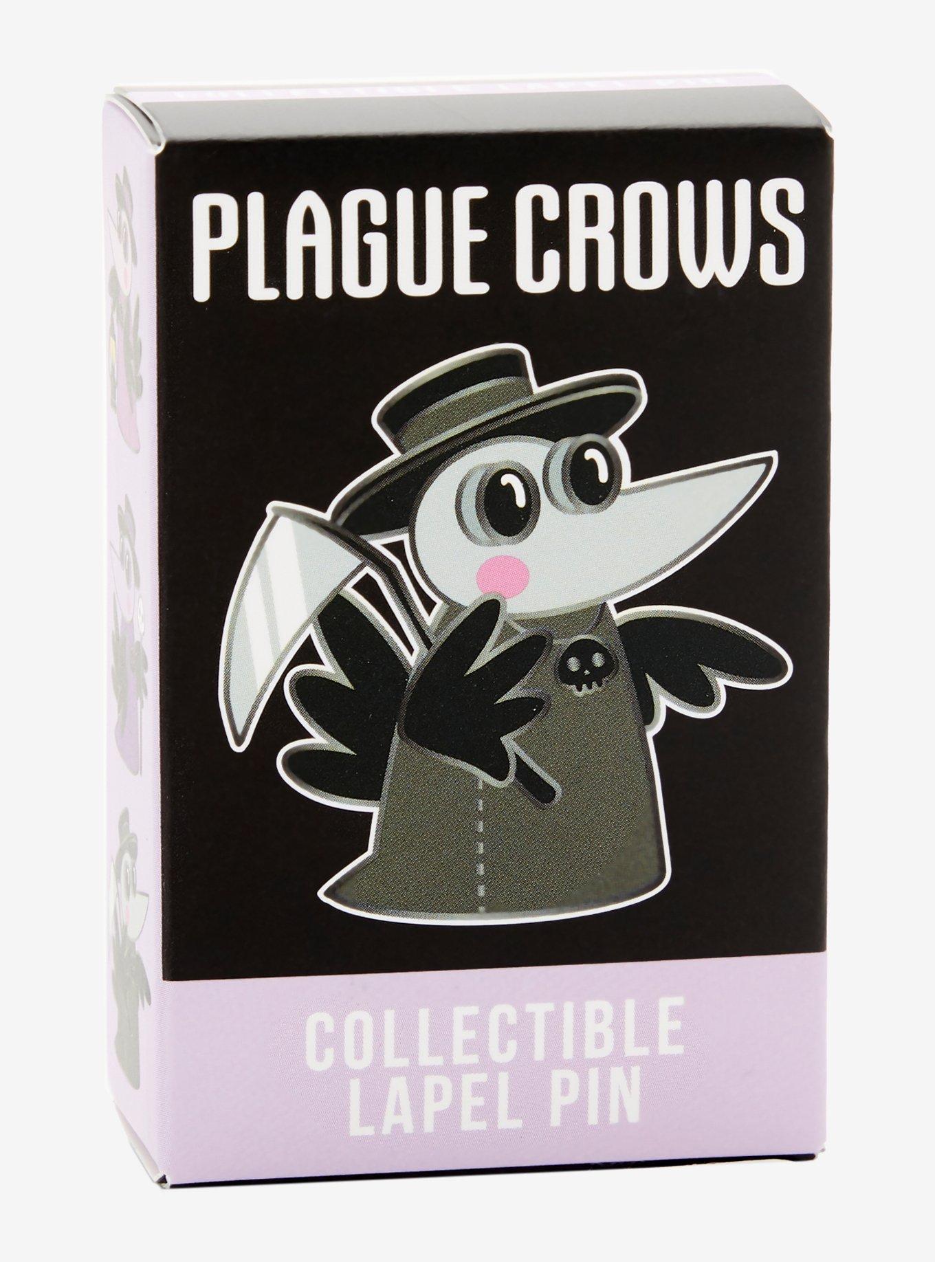 Plague Doctor Crow Blind Box Enamel Pin, , alternate