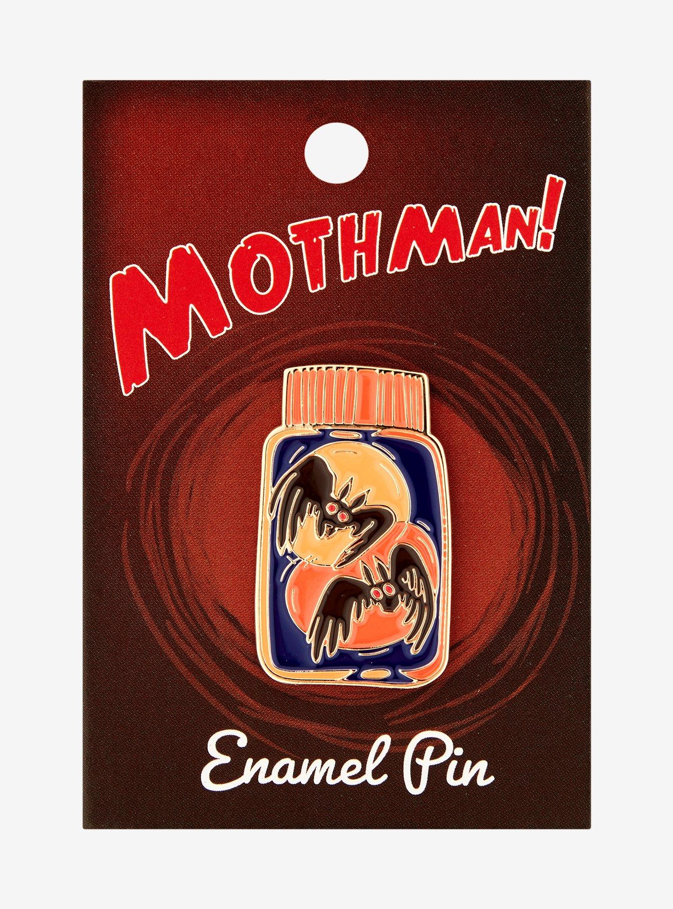 Mothman Jar Enamel Pin, , alternate