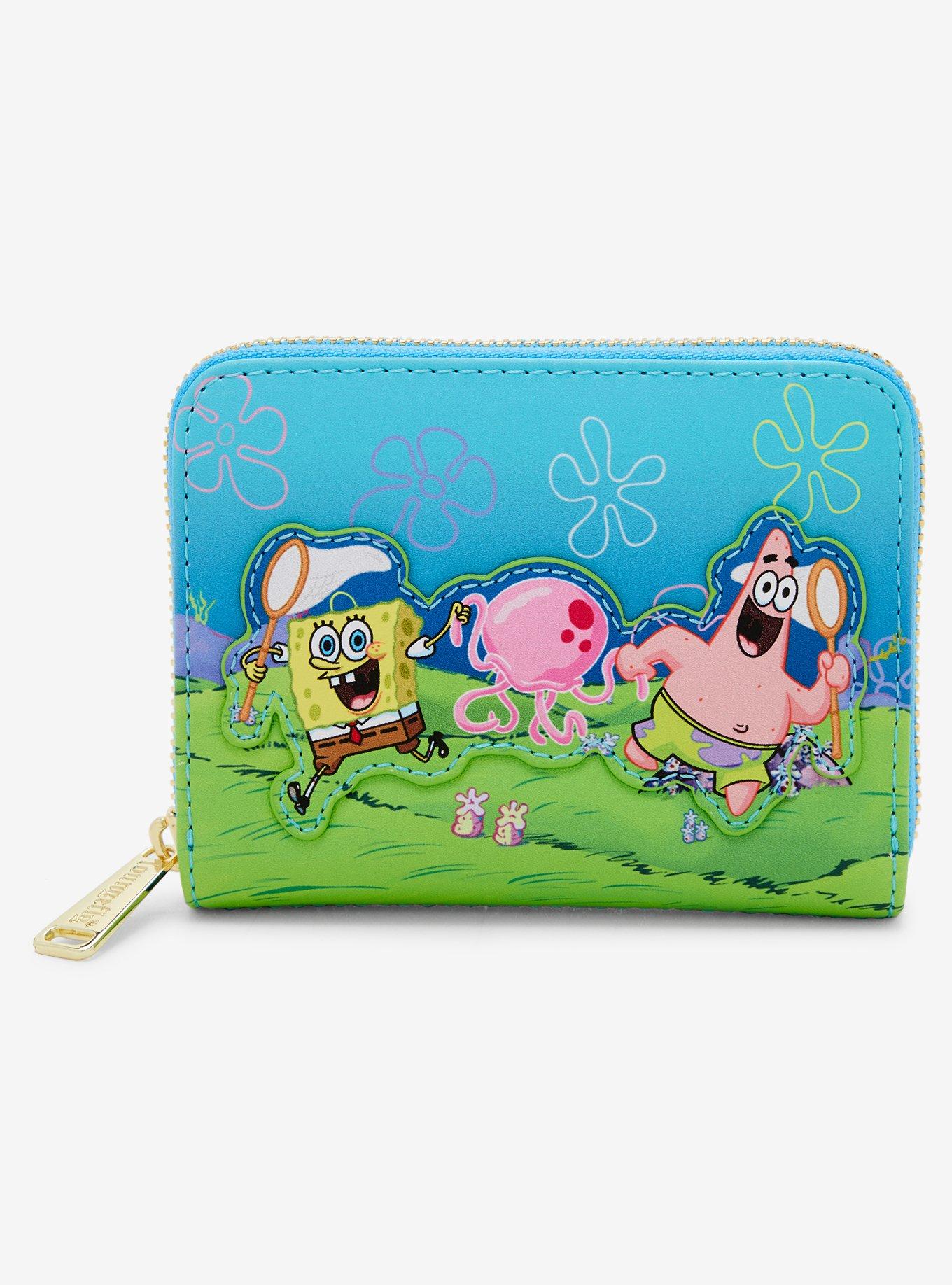 Loungefly SpongeBob SquarePants Jellyfishing Small Zip Wallet - BoxLunch Exclusive, , alternate