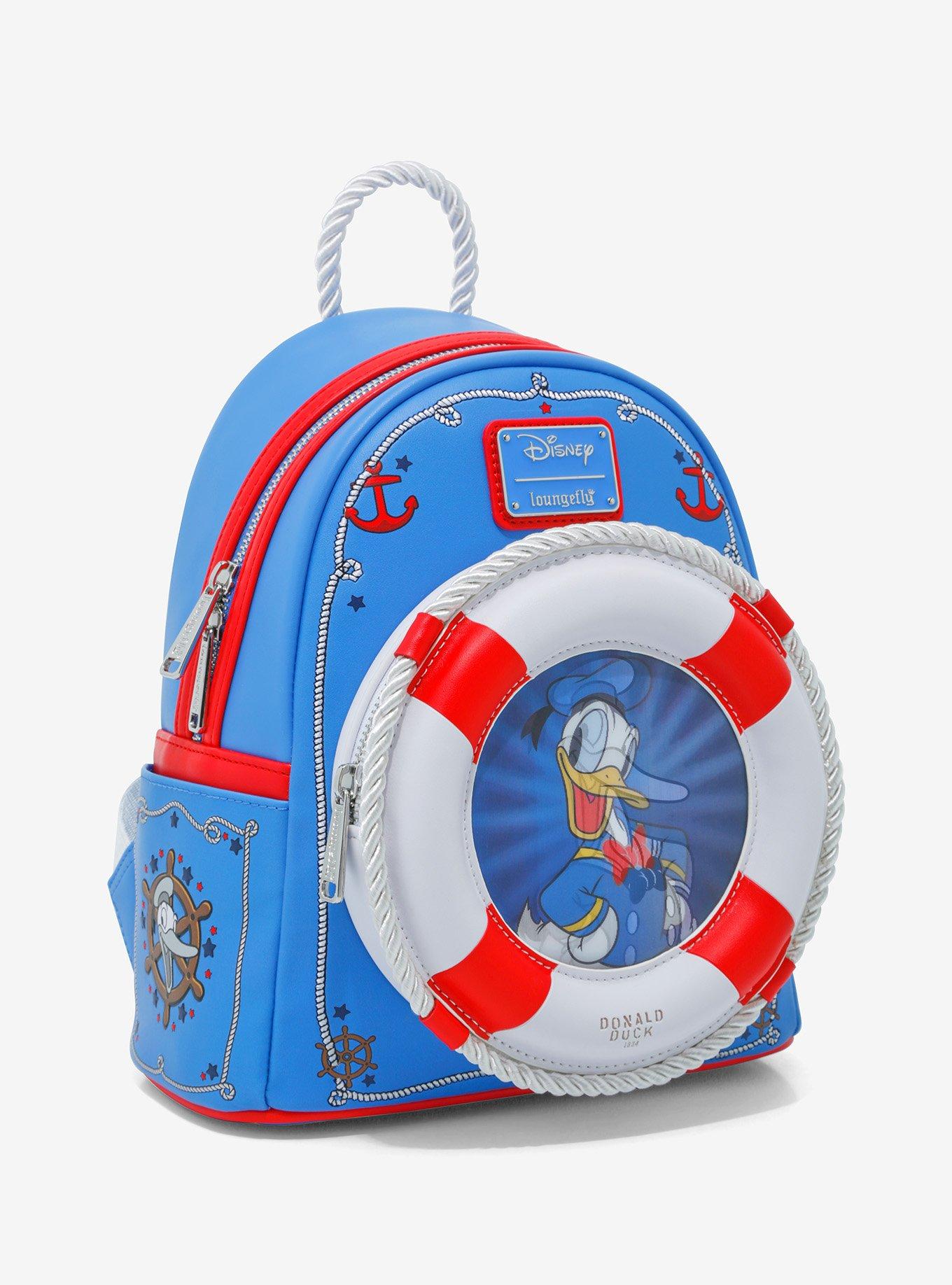 Loungefly Disney Donald Duck 90th Anniversary Lenticular Mini Backpack, , alternate