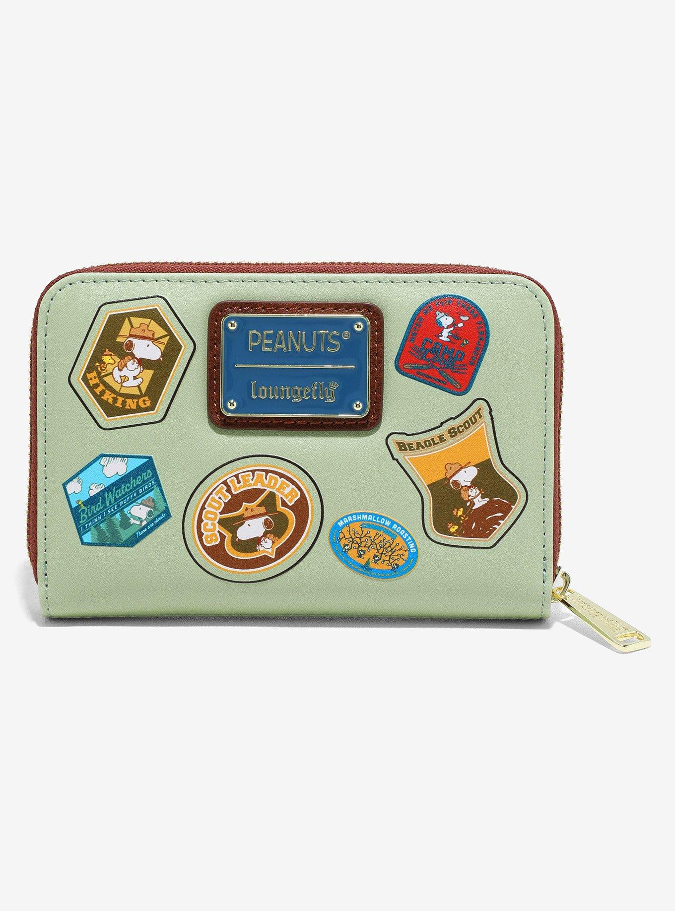 Loungefly Peanuts Snoopy & Woodstock Camping Zip Wallet, , alternate