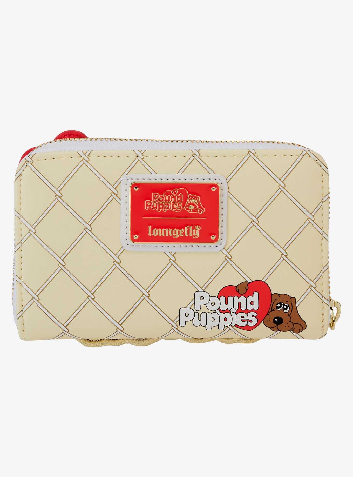 Loungefly Pound Puppies Fluffy Pup Small Zip Wallet, , hi-res