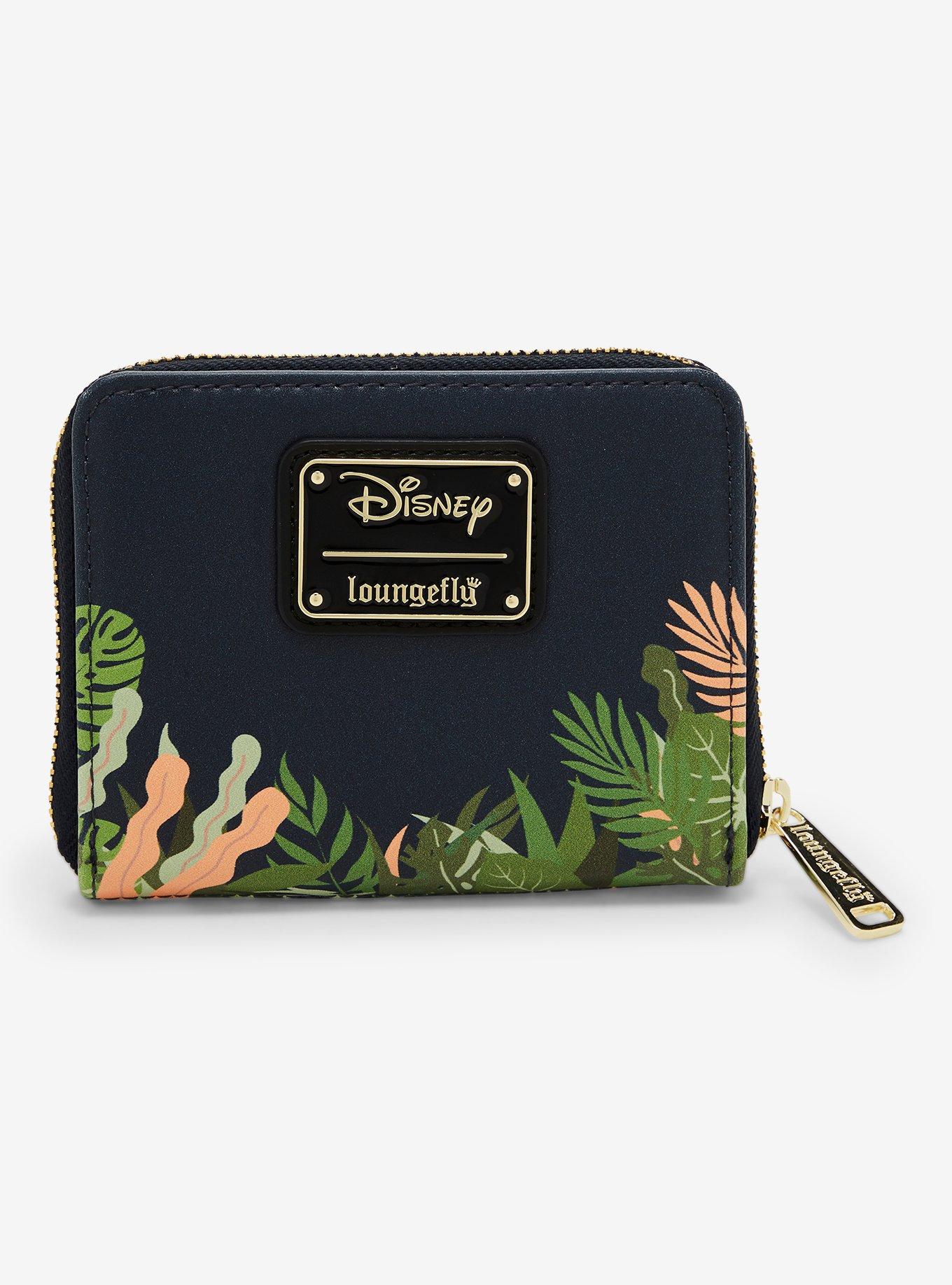 Loungefly Disney The Lion King 30th Anniversary Simba, Timon, & Pumbaa Moon Glow-in-the-Dark Small Zip Wallet, , alternate