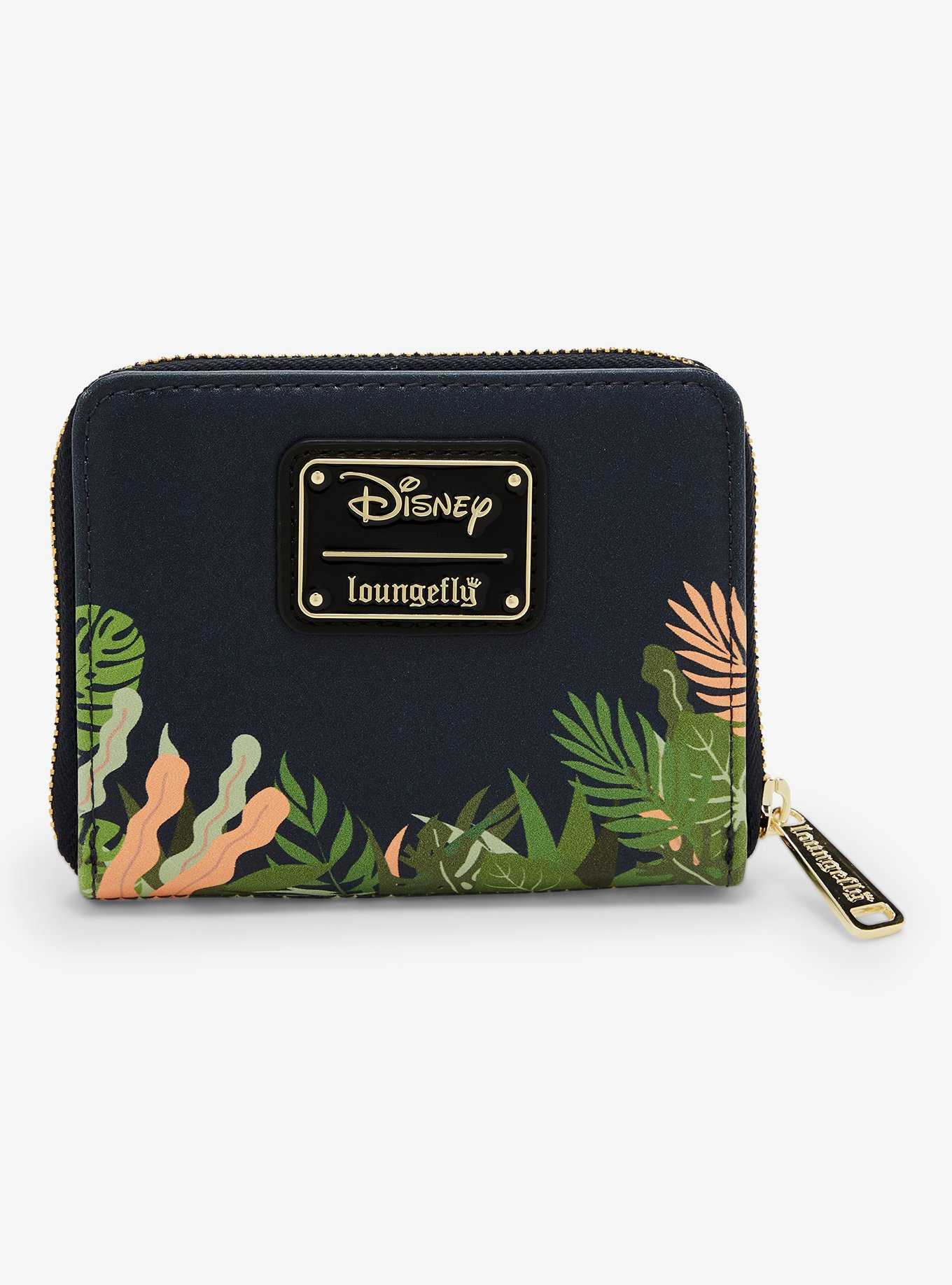 Loungefly Disney The Lion King 30th Anniversary Simba, Timon, & Pumbaa Moon Glow-in-the-Dark Small Zip Wallet, , hi-res
