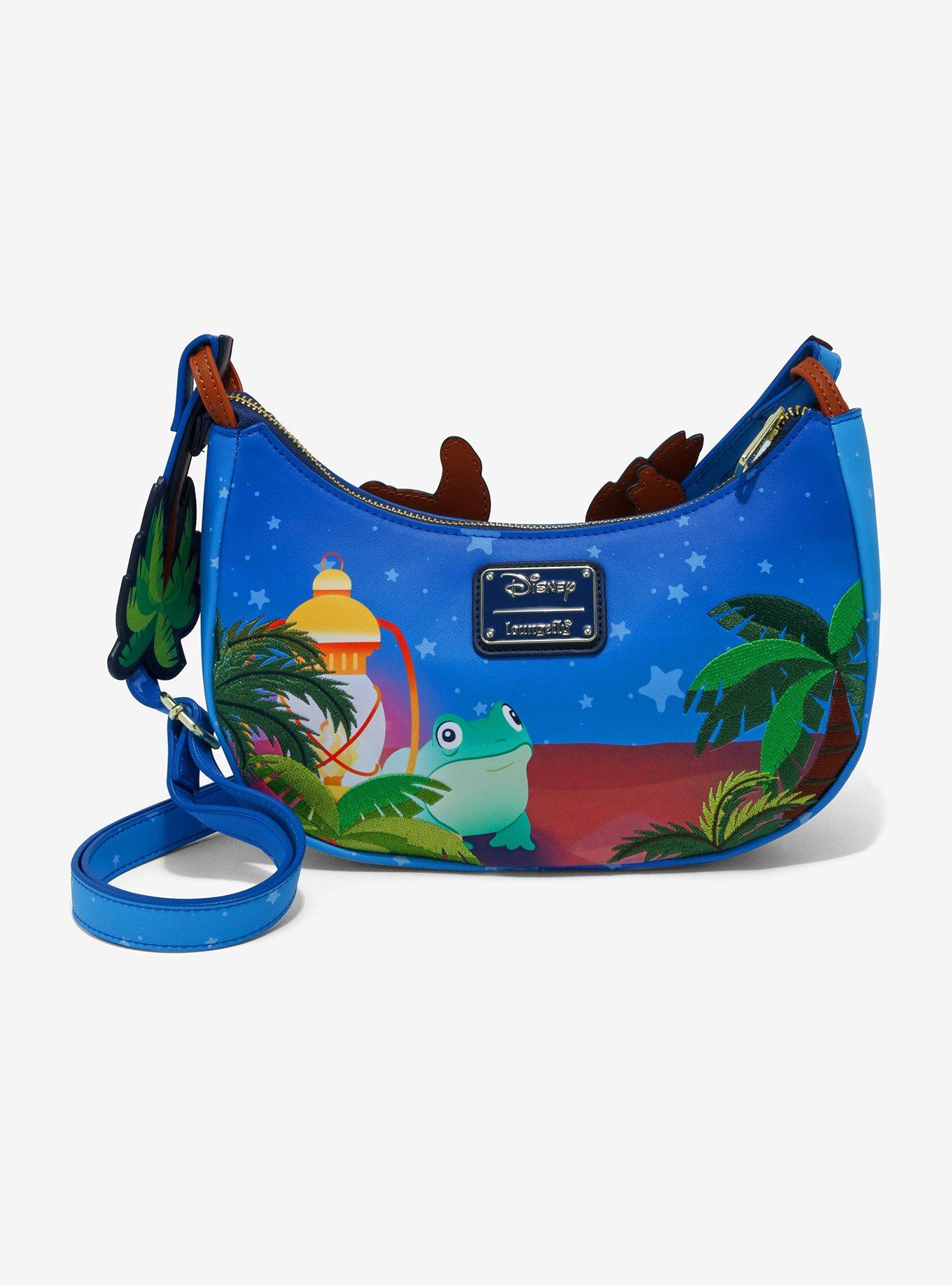 Loungefly Disney Lilo & Stitch Scrump and Stitch Starry Hammock Crossbody Bag, , alternate