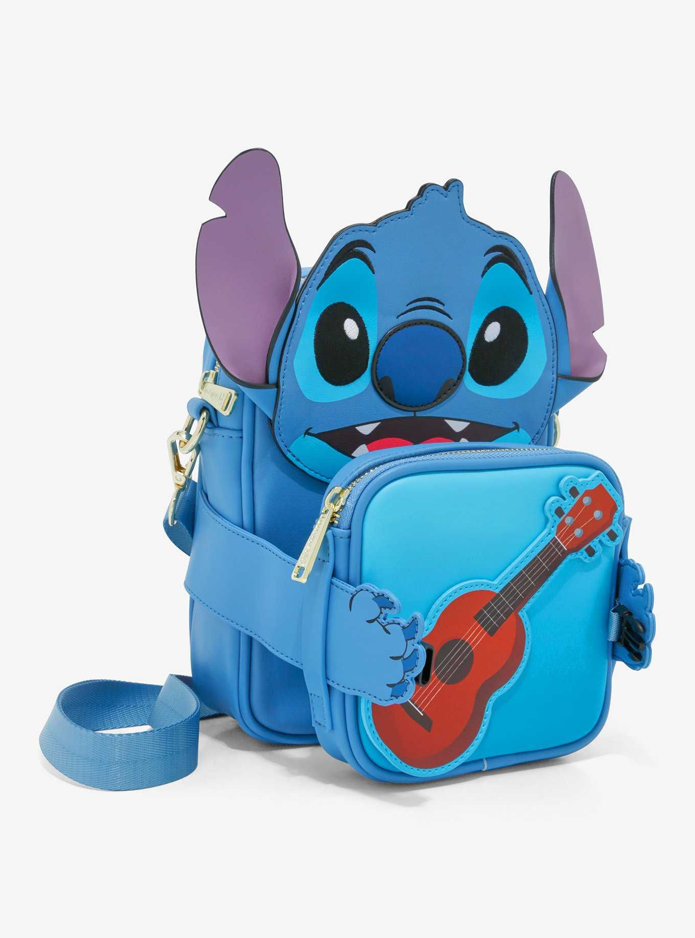 Loungefly Disney Lilo & Stitch Ukulele Figural Crossbody Bag, , hi-res