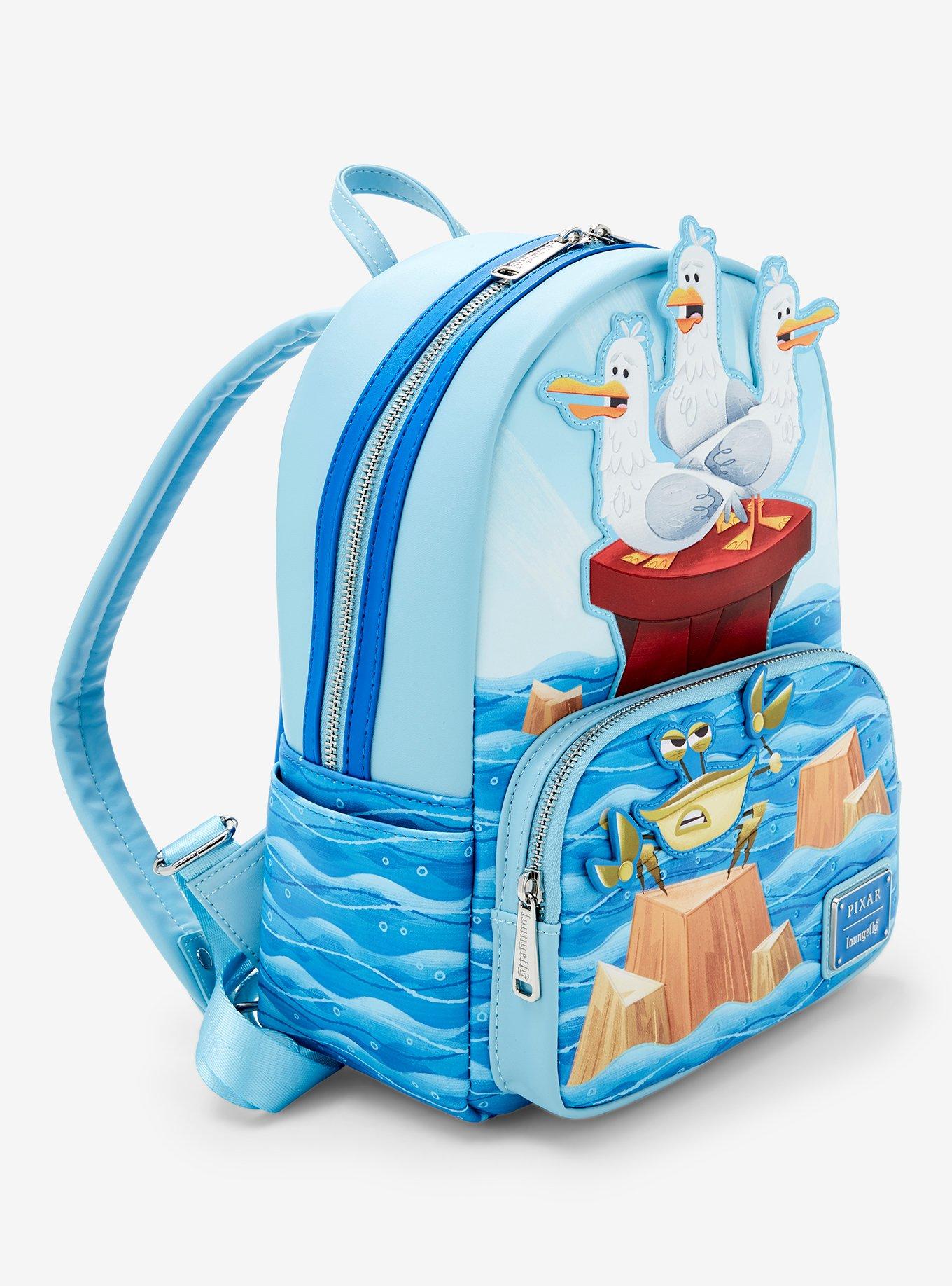 Loungefly Disney Pixar Finding Nemo Seagulls Sound Mini Backpack, , alternate