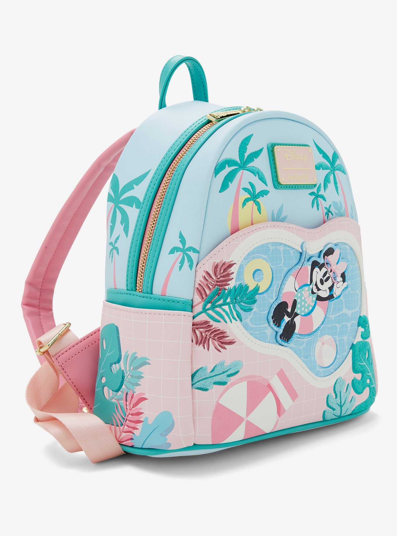 Loungefly Disney Minnie Mouse Vacation Poolside Mini Backpack, , hi-res