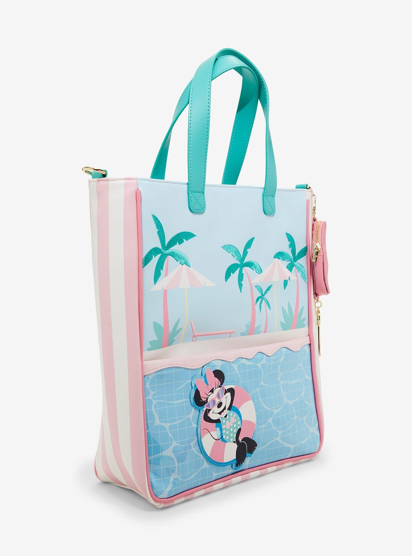 Loungefly Disney Minnie Mouse Vacation Tote Bag, , alternate