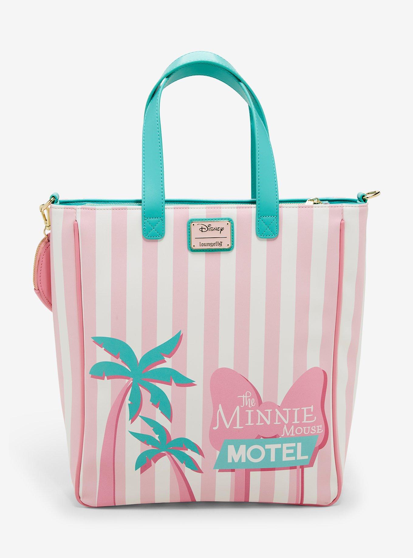 Loungefly Disney Minnie Mouse Vacation Tote Bag, , alternate