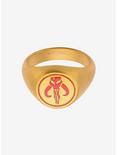 Star Wars Enamel Mandalorian Symbol Ring, MULTI, alternate