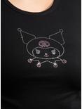 Kuromi Rhinestone Girls Baby T-Shirt Plus Size, MULTI, alternate