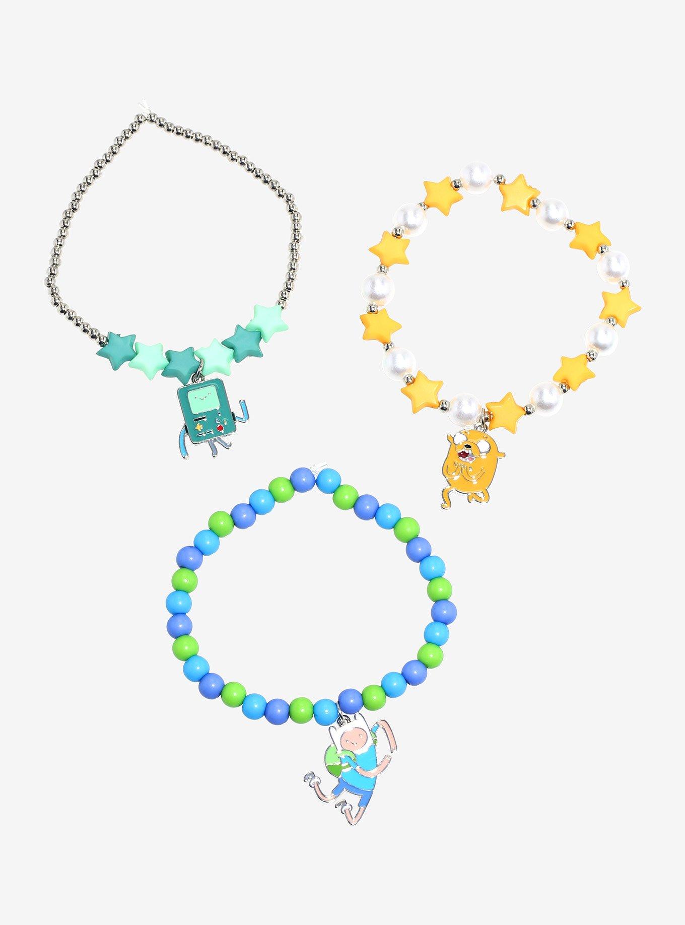 Adventure Time Trio Beaded Bracelet Set