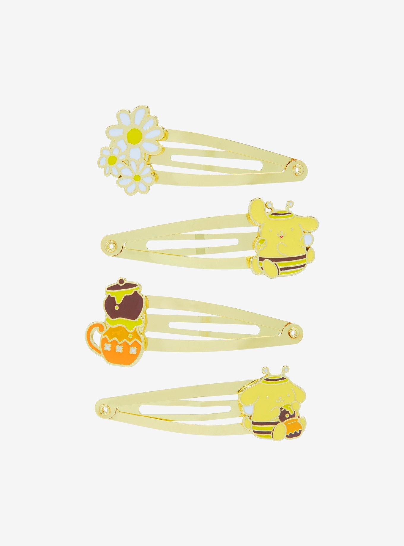 Pompompurin Bumblebee Hair Clip Set, , alternate