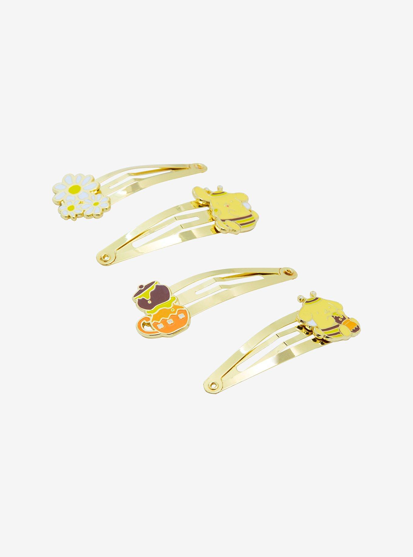 Pompompurin Bumblebee Hair Clip Set, , alternate