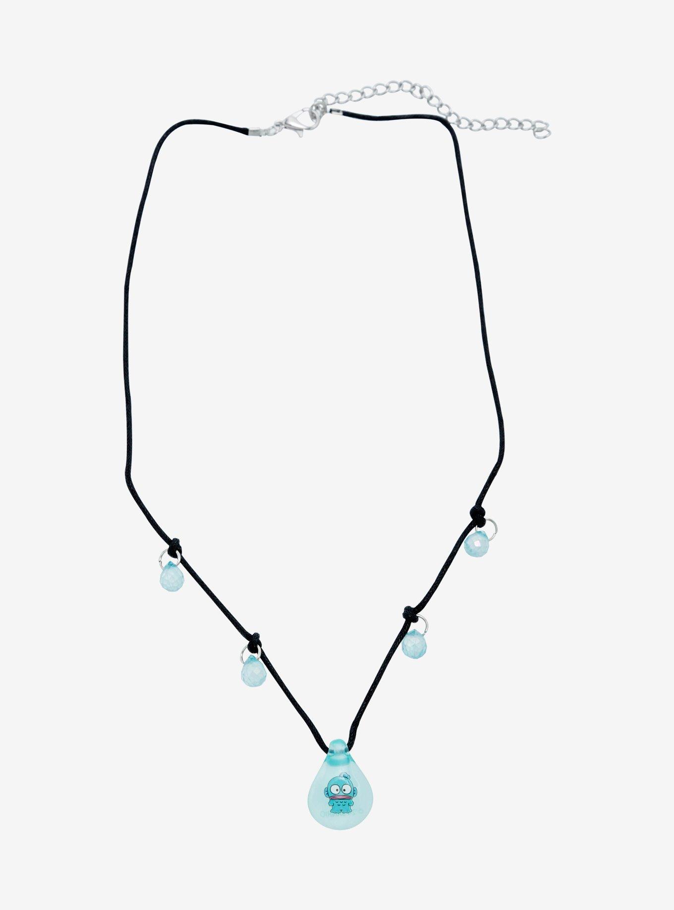 Hangyodon Water Drop Cord Necklace, , alternate