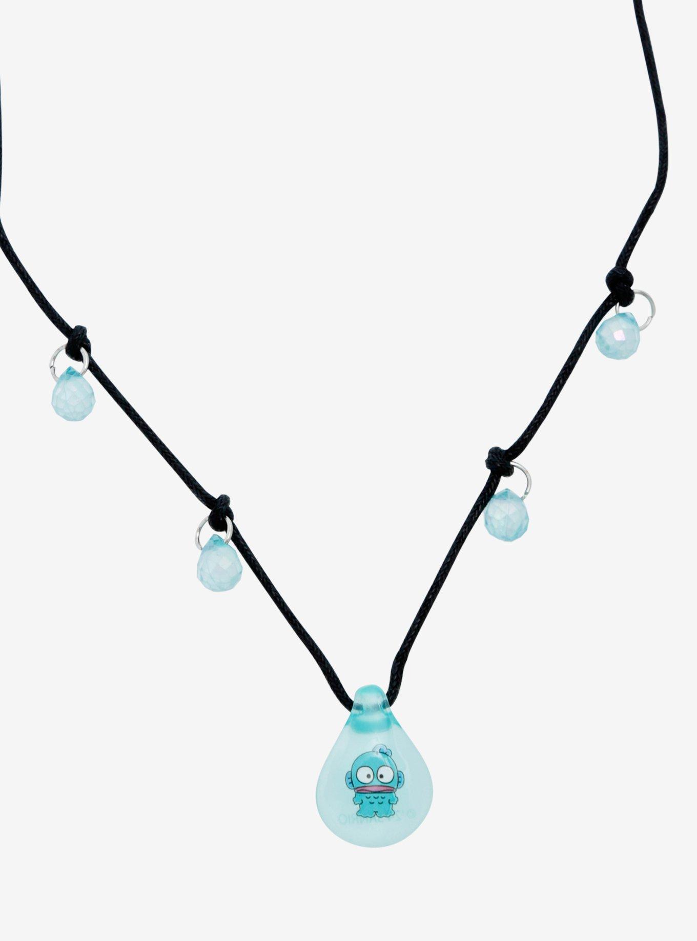 Hangyodon Water Drop Cord Necklace, , alternate