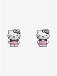 Hello Kitty Pink Front/Back Earrings, , alternate